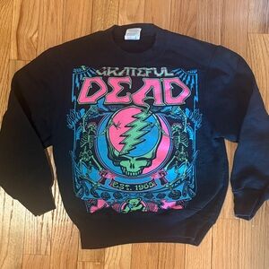 Grateful Dead Black Graphic Sweater Youth Small Sweatshirt